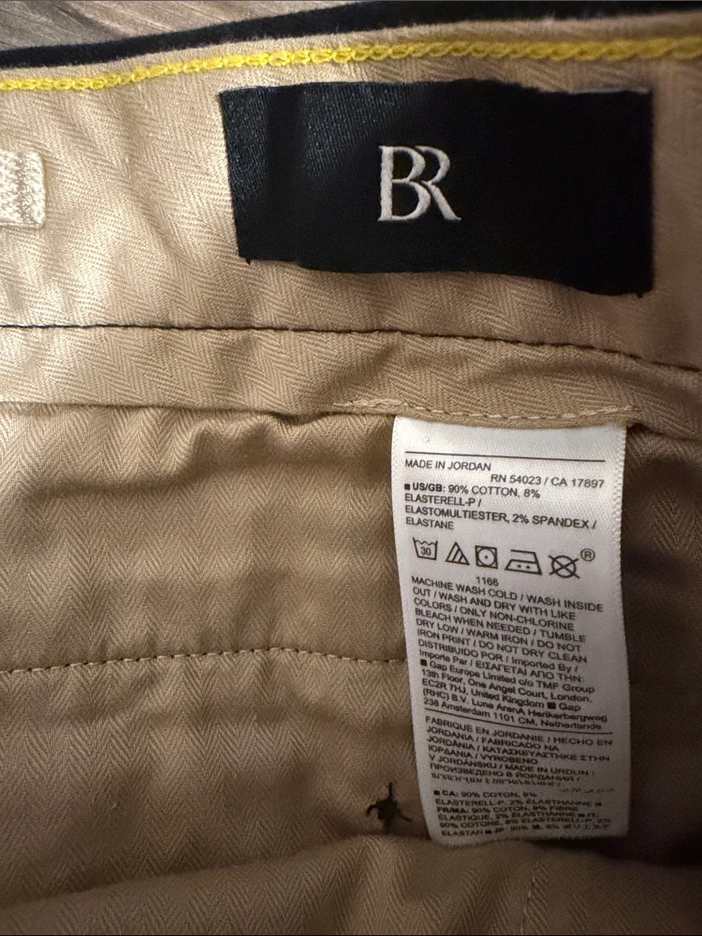 Banana Republic Rapid Movement Chino Black 32x30 Slim Fit Stretch Office Golf